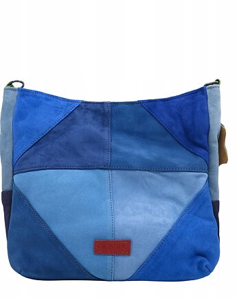 Torebka damska pojemna zamszowa na ramię kolorowa oryginalna OLIVKA, Olivka Warsaw