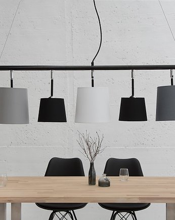 Lampa na pałąku 100cm, szara, Home Design