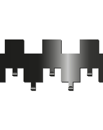 Nowoczesny Wieszak Z Kolekcji Simple Geometryczne Pełne Kwadraty Wg06, K&M Design
