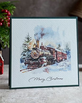 Personalizowana kartka na Boże Narodzenie, BN 34, Anna Art and Crafts