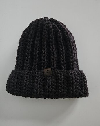 Czapka wełniana w kolorze ciemny brąz, Las i Łąka