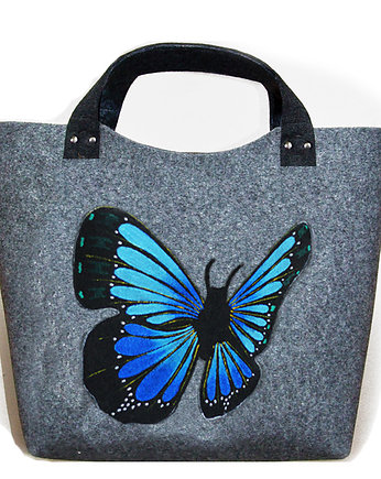 Filcowa torba motyl, ruben art
