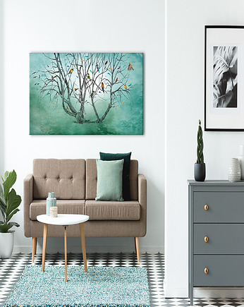 Obraz na płótnie pejzaż, DRZEWO ŻYCIA-150x60cm, LUdesign gallery