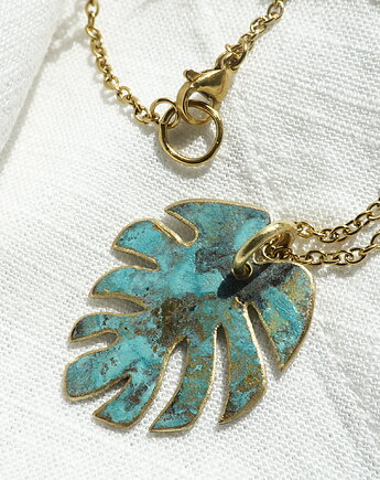 Naszyjnik z liściem monstery , Jasminum Jewelry