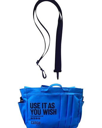 Organizer "SERCE TORBY" BLUE z pasem, CARGO by OWEE
