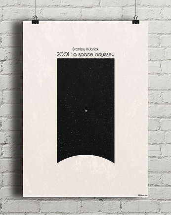 Plakat 2001: A Space Odyssey, minimalmill