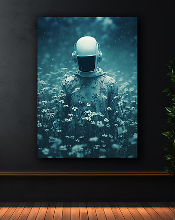 Sztuczna natura - Plakat - Druk - Abstrakcja, Surrealizm, Loft #5, Black Sapphire Art