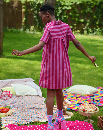 Seaside Stripe Dress, Bucle