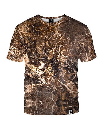 Męski T-shirt DR.CROW  Marble Brown, DrCrow