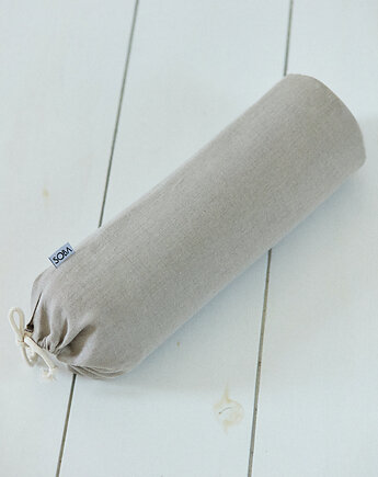 Bolster/wałek mały z łuską gryki NATURAL, SOBA