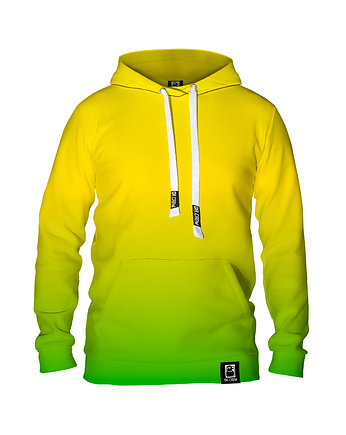 Męska Bluza z kapturem DR.CROW Ombre Yellow Green, DrCrow