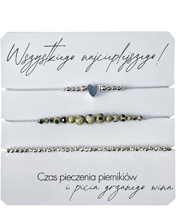 Bransoletki na prezent Mikołajki, karolina kosior