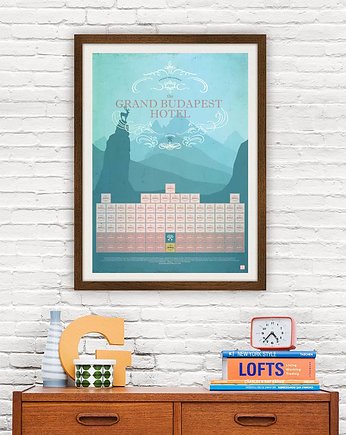 The Grand Budapest Hotel - plakat A2, minimalmill