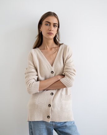 Kardigan Taylor biszkoptowy, Lucky HandMade
