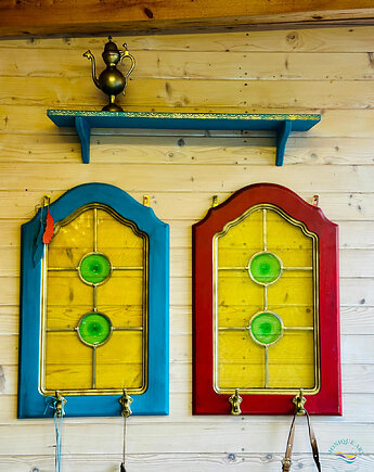 Unikatowe wieszaki do przedpokoju, sypialni, boho, półka GRATIS, Monique Art