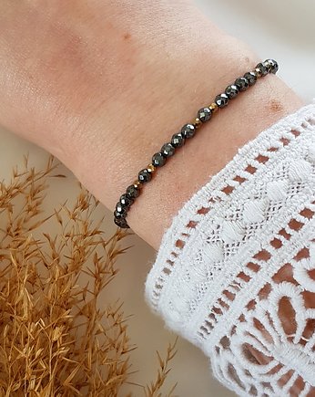 bransoletka z hematytem, LEI handmade 