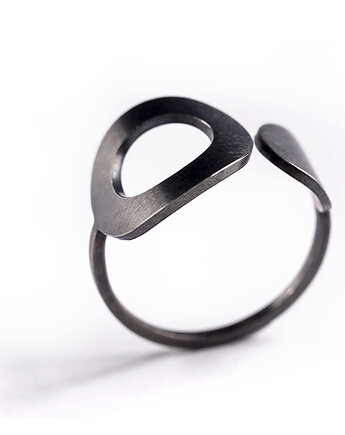 Pierścionek RING Oksydowany, Marta jewelry