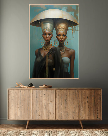 Oblicza Innych Wymiarów - Plakat - Druk - Abstrakcja, Surrealizm, Loft #12, Black Sapphire Art