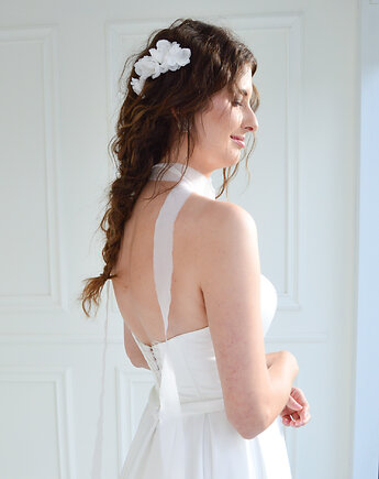 Spinka Emily kwiaty z jedwabiu, Anelis Atelier