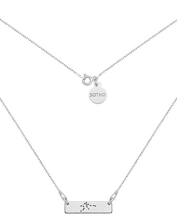 Srebrny naszyjnik z konstelacją Wodnika, SOTHO