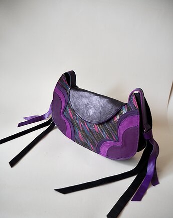 Skórzana torebka handmade z upcyklingu, URCHYNN