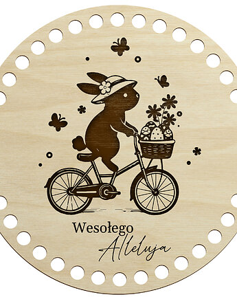 Dno Spód Torby do Szydełkowania Baza do Koszyczka Wielkanocnego KOŁO 20 cm, smxdsgn