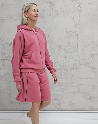 Dita komplet bluza na zamek i spodenki z lamówkamii Malaga, Ablush