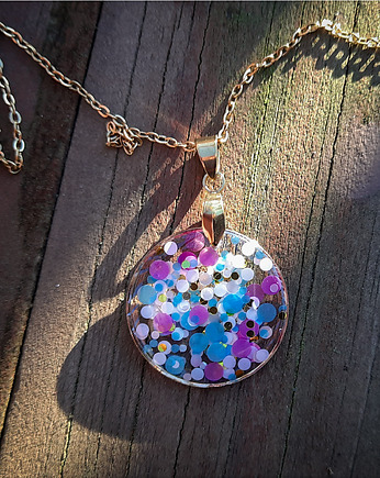 Kolorowy wisiorek, Figa handmade accessories