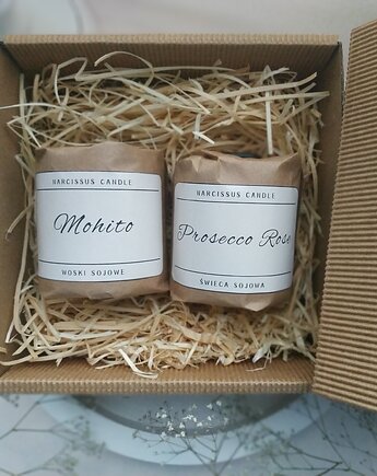 Zestaw mohito i prosecco rose, Narcissus Candle