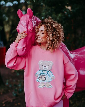 Bluza oversize Emily Teddy dla mamy i taty, BejbiStory