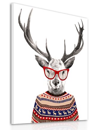 Obraz drukowany na płótnie Jeleń 60x80cm, NOWdeco