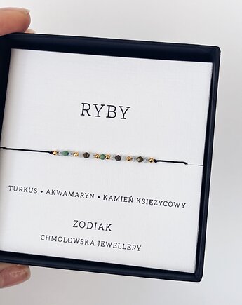 Zodiak bransoletka RYBY, Chmolowska Jewellery