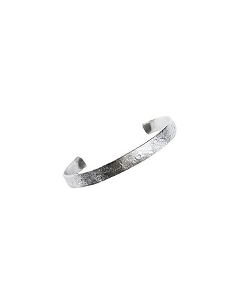 Srebrna bransoletka typu bangle Moon Surface, Bellamente