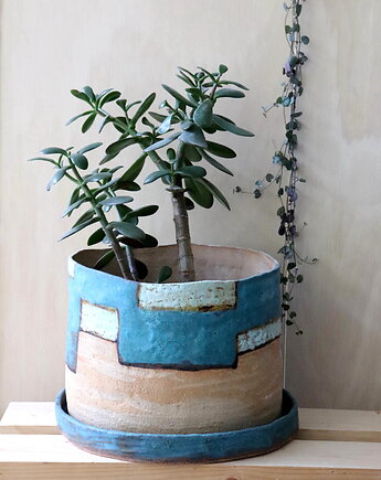 Duża doniczka ceramiczna, Otuliny Ceramika dla roślin