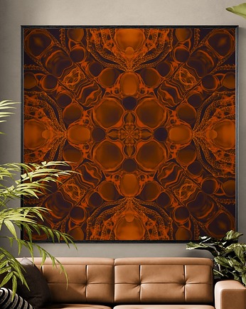 GOLDEN CENTER, autorski graficzny obraz, AAS Art Studio