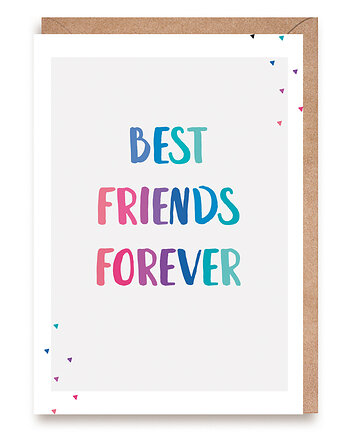Kartka dla przyjaciela - "Best Friends Forever", Cardie