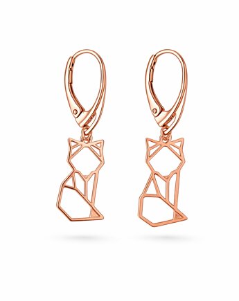 Kolczyki KOTY / LISKI - srebro, złoto, różowe złoto, ISSI Jewelry