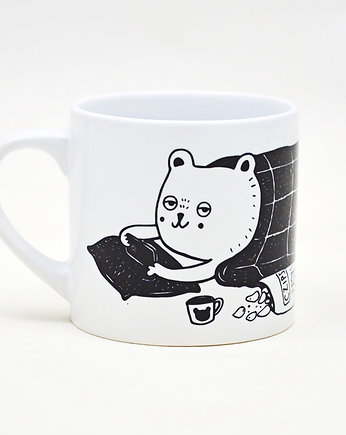 Miś leżący - mały kubek, Ja Cię Broszę