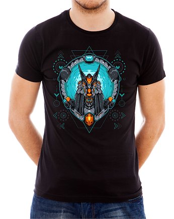 Koszulka organiczna z nadrukiem Robot Anubis, ART ORGANIC