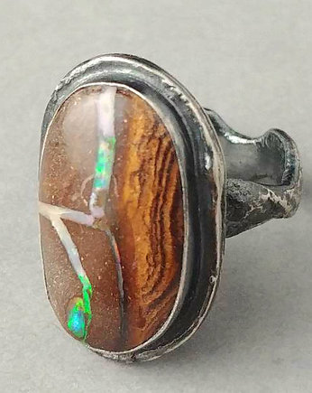 Opal boulder tęczowo, Pracownia Neores