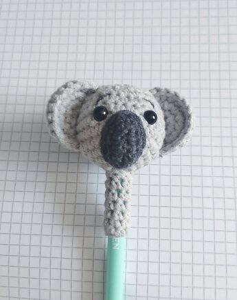 Ozdoba na ołówek koala, szydlAnki