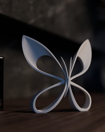 Rzeźba BUTTERFLY, oryginalna forma przestrzenna, POLY STUDIO