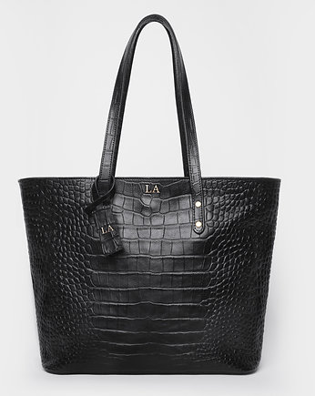  Komplet Shopper Croco C. z saszetką, Sua inicial