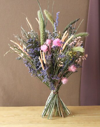Bukiet suszonych kwiatów, 40 cm, Rondo Kwiatowe