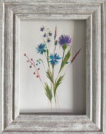 Ręcznie malowany obrazek "Polne kwiaty", ReinerArt