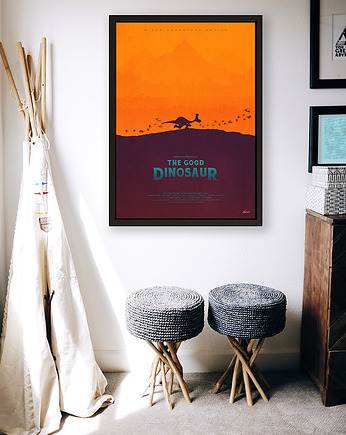 Dobry dinozaur - plakat 50x70 cm, minimalmill