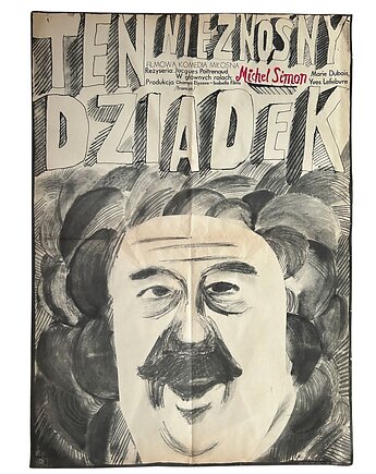 Plakat Filmowy Ten nieznośny dziadek 1969 Maria Mucha Ihnatowicz, RiskyWalls