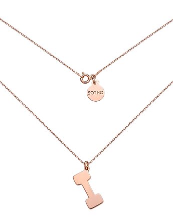 Naszyjnik z różowego złota z ciężarkiem, SOTHO