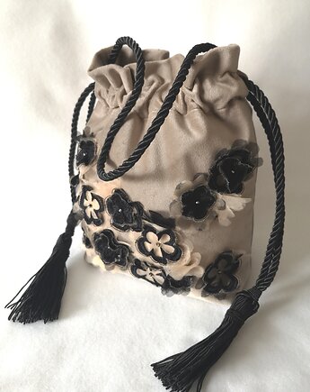 Aksamitna torebka , Isaz Atelier