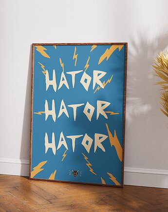 Minimalistyczny plakat Hator - Czas pomyśleć życzenie, DAPIDOKA